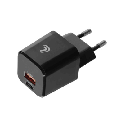 38717-C-01.JPG Home Power Pro Caricabatteria Da Rete Con 2 Porte Usb Pd/qc 3.0 20w 100/230v Caricabatteria Usb 100/230v