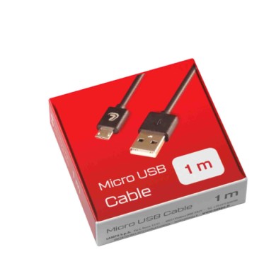 38806-S-01.JPG Linea Essentials Cavo Usb   Micro Usb 100 Cm Nero Linea Essentials Accessori Telefonia