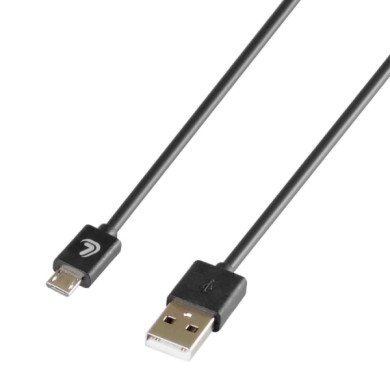 38806-C-01.JPG Linea Essentials Cavo Usb   Micro Usb 100 Cm Nero Linea Essentials Accessori Telefonia