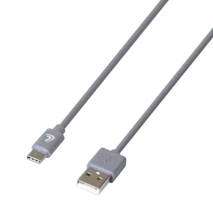 38808-C-01.JPG Linea Essentials Cavo Usb   Usb Type C 100 Cm Grigio Linea Essentials Accessori Telefonia