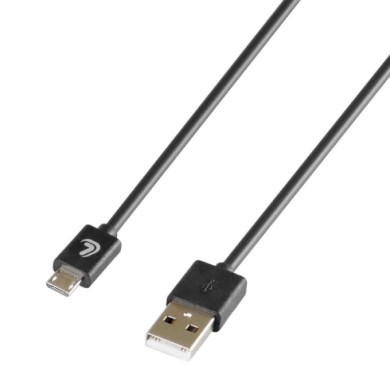 38814-C-01.JPG Linea Essentials Cavo Usb   Micro Usb 200 Cm Nero Linea Essentials Accessori Telefonia