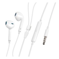 Linea Essentials Auricolare Stereo A Capsula Con Microfono 120 Cm Bianco Linea Essentials Accessori Telefonia