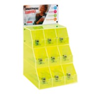 Linea Essentials Espositore Da Banco In Acrilico A 9 Slot Linea Essentials Accessori Telefonia