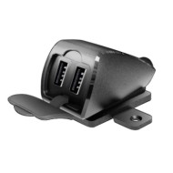 Usb Fix Trek 2 Doppio Caricatore Usb Resistente All'acqua Fissaggio Con Viti O Biadesivo Ultra Fast Charge 5400 Ma 12/24v