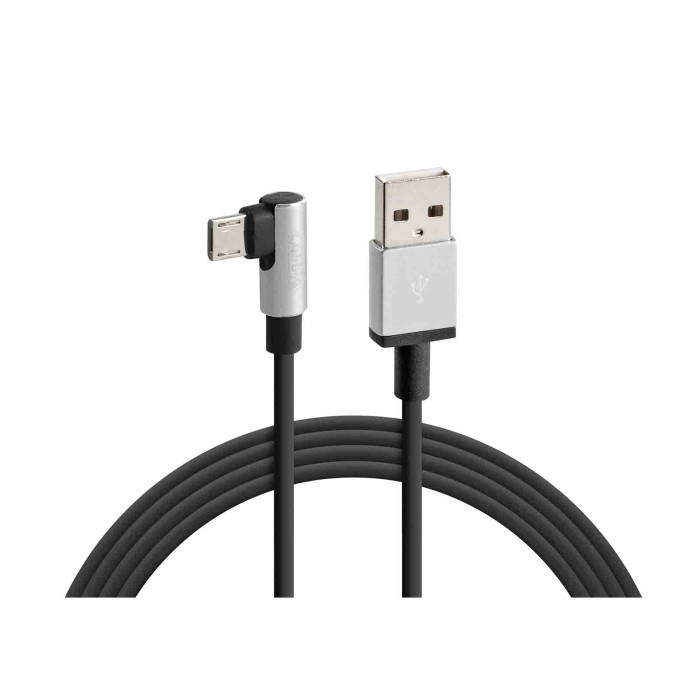 38834-A-01.JPG Cavo 90° Usb   Micro Usb 100 Cm Nero Micro Usb Cavi