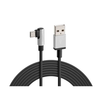 38835-C-01.JPG Cavo 90° Usb   Micro Usb 200 Cm Nero Micro Usb Cavi