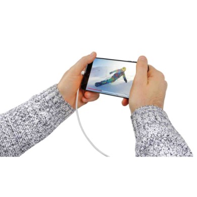 38836-S-01.JPG Cavo 90° Usb   Lightning 100 Cm Bianco Apple Lightning/8 30 Pin Cavi