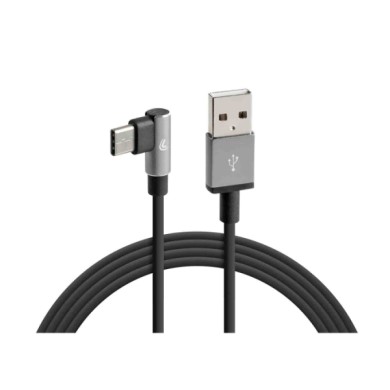 38838-A-01.JPG Cavo 90° Usb   Usb Type C 100 Cm Nero Type C Cavi