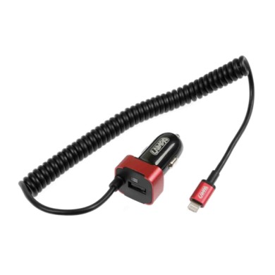 38842-S-02.JPG Caricabatteria Universal (apple 8 Pin/micro Usb) Con 1 Porta Usb Fast Charge 2500 Ma 12/24v Caricabatteria Usb 12