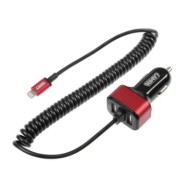 Caricabatteria Universal (apple 8 Pin/micro Usb) Con 2 Porte Usb Fast Charge 5800 Ma 12/24v Caricabatteria Usb 12/24v