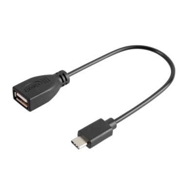 38858-A-02.JPG Cavo Otg Usb   Usb Type C 20 Cm Nero Otg Cavi