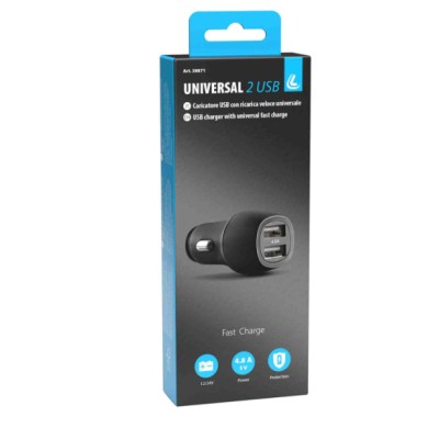 38871-S-01.JPG Caricabatteria 2 Porte Usb Fast Charge 4800 Ma 12/24v Caricabatteria Usb 12/24v