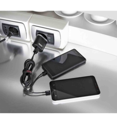 38876-S-01.JPG Caricabatteria Da Rete Con 2 Porte Usb Fast Charge 3100 Ma 100/230v Caricabatteria Usb 100/230v