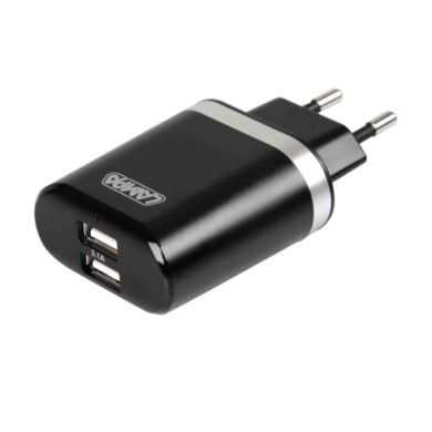 38876-A-01.JPG Caricabatteria Da Rete Con 2 Porte Usb Fast Charge 3100 Ma 100/230v Caricabatteria Usb 100/230v