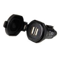 38882-S-01.JPG Din Tech Caricabatteria Din 2 Porte Usb Fast Charge 2700 Ma 12/32v Caricabatteria Usb 12/24v