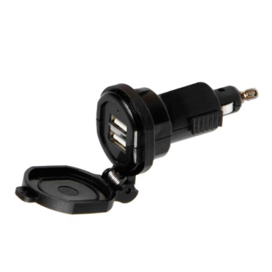 38882-S-02.JPG Din Tech Caricabatteria Din 2 Porte Usb Fast Charge 2700 Ma 12/32v Caricabatteria Usb 12/24v