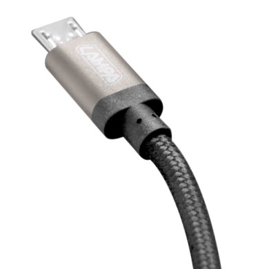 38885-S-01.JPG Cavo Rinforzato Usb   Micro Usb 100 Cm Nero Micro Usb Cavi