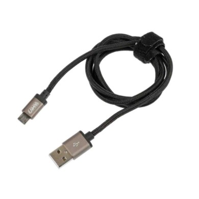 38885-S-11.JPG Cavo Rinforzato Usb   Micro Usb 100 Cm Nero Micro Usb Cavi
