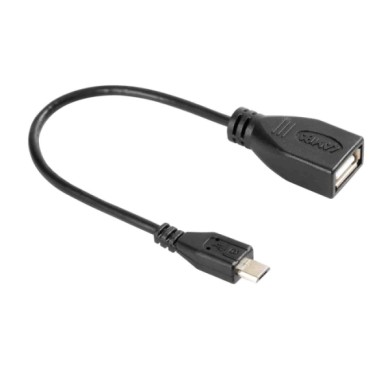 38929-A-01.JPG Cavo Otg Usb   Micro Usb 20 Cm Nero Otg Cavi