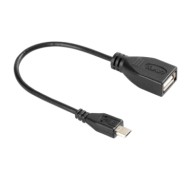 Cavo Otg Usb   Micro Usb 20 Cm Nero Otg Cavi