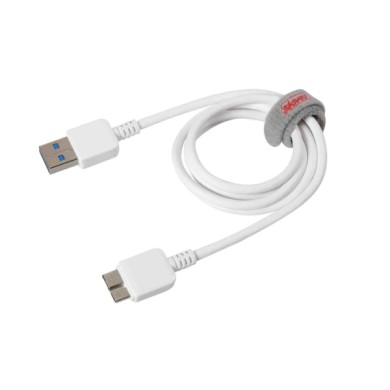 38934-S-01.JPG Cavo Usb   Usb 3.0 Micro B 100 Cm Bianco Mini Usb/usb 3.0/samsung Dock Cavi