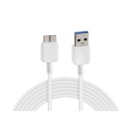 Cavo Usb   Usb 3.0 Micro B 100 Cm Bianco Mini Usb/usb 3.0/samsung Dock Cavi
