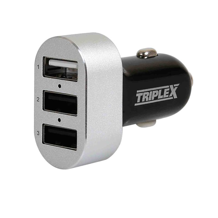 38964-A-01.JPG Caricabatteria 3 Porte Usb 4500 Ma 12/24v Caricabatteria Usb 12/24v