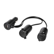Presa Corrente Doppia Con Usb 12/24v Prese Spinotti E Prese Corrente
