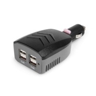 Caricabatteria 4 Porte Usb 6800 Ma 12/24v Prese Spinotti E Prese Corrente