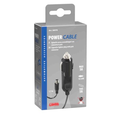 38978-S-01.JPG Spinotto Per Presa Accendisigari Con Connettore Jack 12/24v Striscie Led Sistema Componibile Luci Speciali