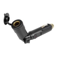 38983-S-01.JPG Adattatore Snodabile Per Presa Corrente 12/24v Prese Spinotti E Prese Corrente
