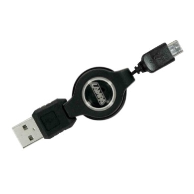 39015-A-01.JPG Cavo Retrattile Usb   Micro Usb 80 Cm Micro Usb Cavi