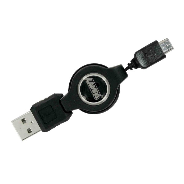 39015-A-01.JPG Cavo Retrattile Usb   Micro Usb 80 Cm Micro Usb Cavi