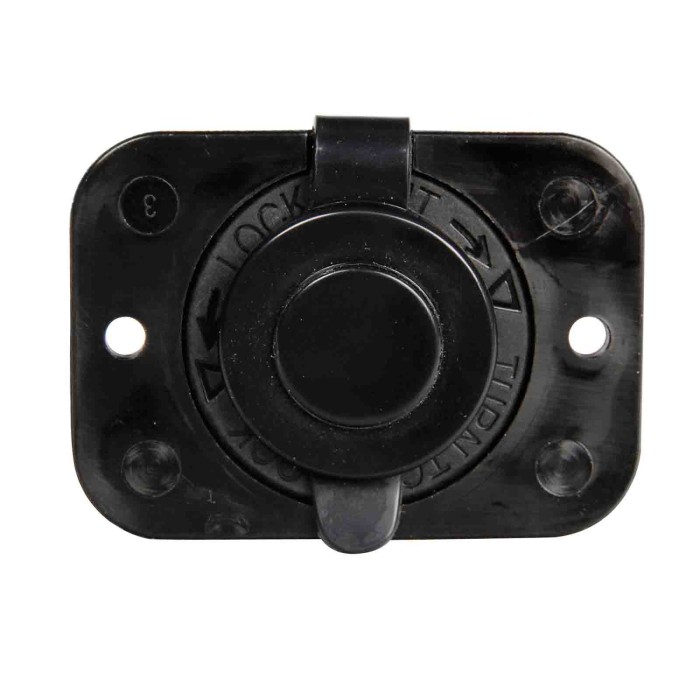 39036-S-03.JPG Ext 1 Presa Corrente Montaggio Ad Incasso 12/24v Sistema Componibile Ext Spinotti E Prese Corrente