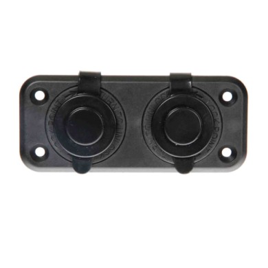 39037-S-01.JPG Ext 2 Doppia Presa Corrente Montaggio Ad Incasso 12/24v Sistema Componibile Ext Spinotti E Prese Corrente