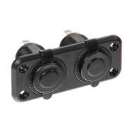 Ext 2 Doppia Presa Corrente Montaggio Ad Incasso 12/24v Sistema Componibile Ext Spinotti E Prese Corrente