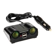 39039-S-02.JPG Power Center Presa Corrente Doppia Con Usb 12/24v Prese Spinotti E Prese Corrente
