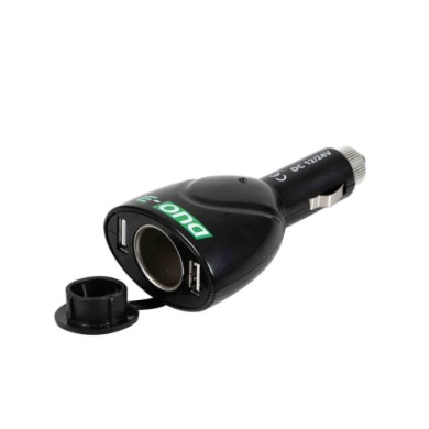 39047-S-01.JPG Duo 3 Presa Corrente Con Usb 12/24v Prese Spinotti E Prese Corrente