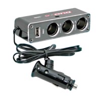 39048-S-01.JPG Dual Power Presa Corrente Tripla Con Usb 12/24v Prese Spinotti E Prese Corrente