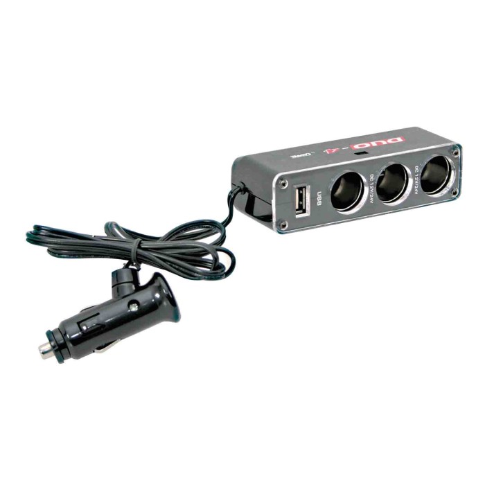 39048-S-02.JPG Dual Power Presa Corrente Tripla Con Usb 12/24v Prese Spinotti E Prese Corrente