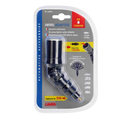 39052-C-01.JPG Presa Corrente Snodabile 120° 12/24v Prese Spinotti E Prese Corrente