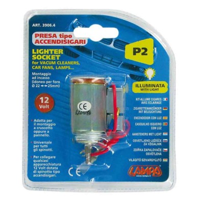 39064-S-01.JPG Presa Accendisigari 12v Illuminata Accendisigari Spinotti E Prese Corrente