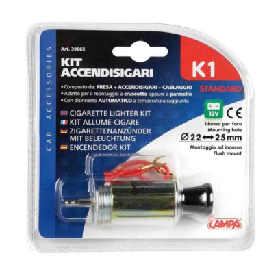 39065-S-01.JPG Kit Accendisigari 12v Accendisigari Spinotti E Prese Corrente