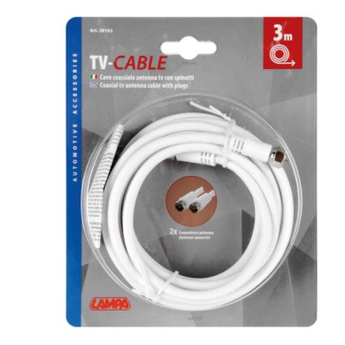 39102-C-01.JPG Cavo Coassiale Antenna Tv 3 M Tv E Antenne