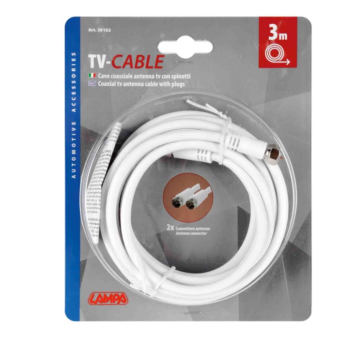 39102-C-01.JPG Cavo Coassiale Antenna Tv 3 M Tv E Antenne