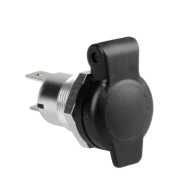 Presa Corrente Din In Alluminio Montaggio Ad Incasso 12/24v Prese Spinotti E Prese Corrente