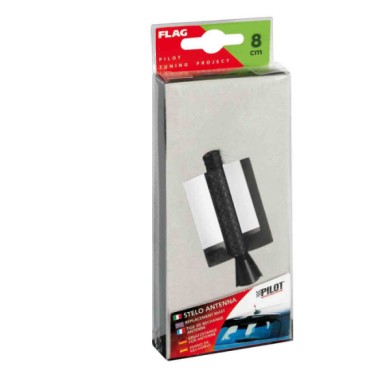 40272-S-01.JPG Flag Stelo Antenna 8 Cm Carbon Look Steli Antenna Antenne