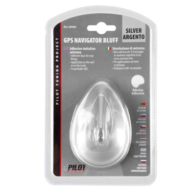 40296-S-01.JPG Pinna Gps Bluff Simulatore Di Antenna Gps Argento Simulazioni Antenna Antenne