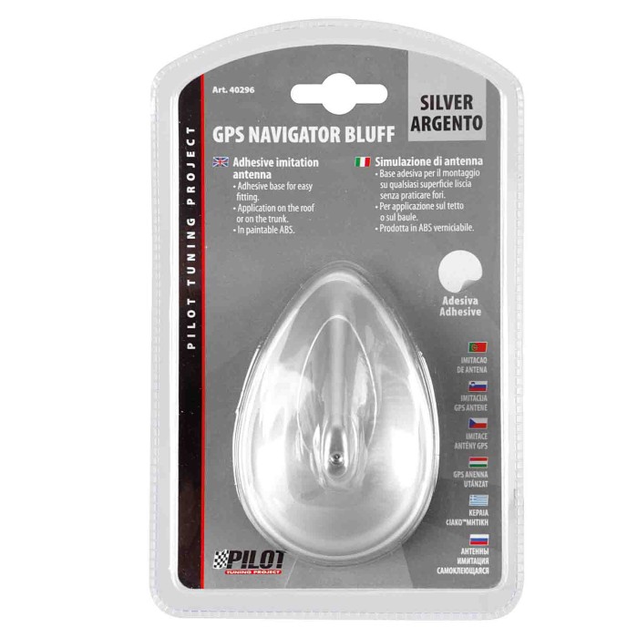 40296-S-01.JPG Pinna Gps Bluff Simulatore Di Antenna Gps Argento Simulazioni Antenna Antenne