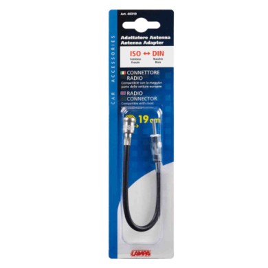 40319-S-01.JPG Adattatore Antenna Iso Femmina din Maschio 19 Cm Cablaggio Antenne Antenne